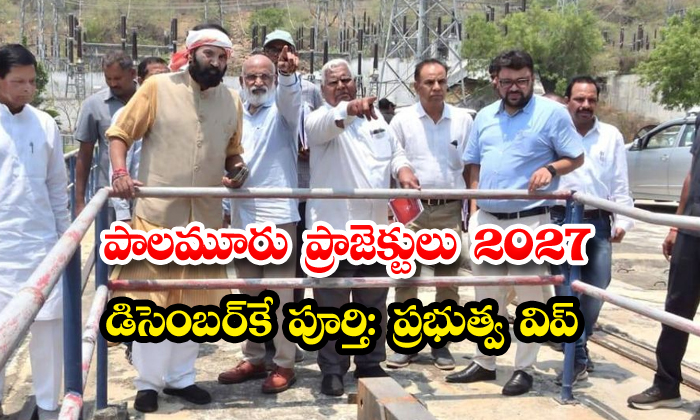 పాలమూరు ప్రాజెక్టులు 2027 డిసెంబర్కే పూర్తి:ప్రభుత్వ విప్