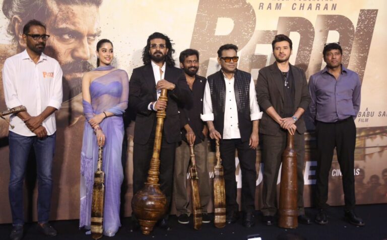 మగధీర, రంగస్థలం మరియు RRR వంటి అరుదైన కల్ట్ చిత్రం పెద్ది అని రామ్ చరణ్ చెప్పారు.
