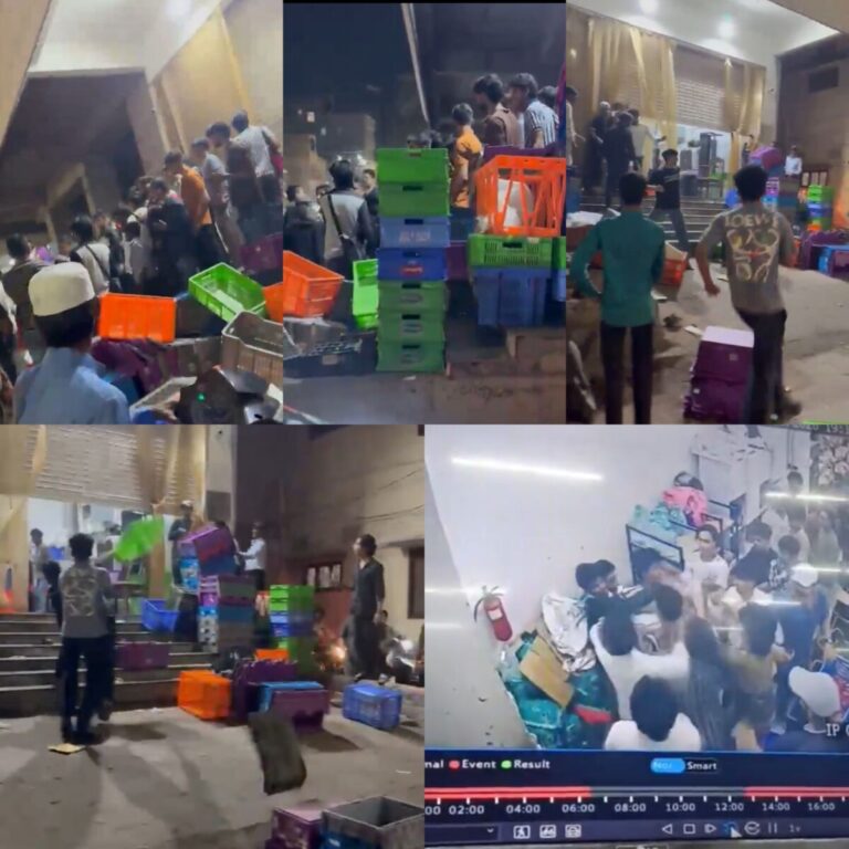 హైదరాబాద్ పాతబస్తీలో జెప్టో స్టోర్ దగ్గర ట్రాఫిక్ టెన్షన్ను రేకెత్తించింది