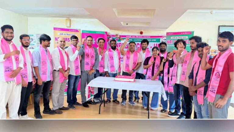 NRI BRS UK | లండన్లో ఘనంగా తెలంగాణ రాష్ట్ర అవతరణ దినోత్సవం..!-Namasthe Telangana