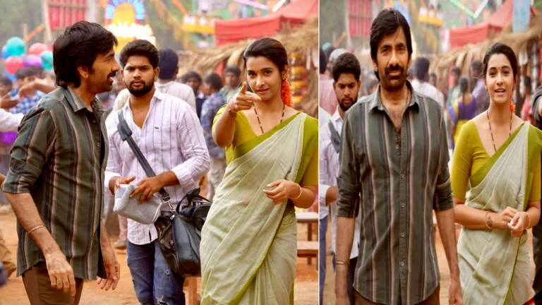 ప్రియా భవానీ శంకర్, రవితేజలు ముద్దుగా కనిపిస్తున్నారు
