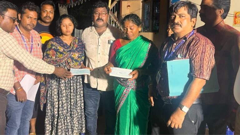 స్టీల్ ప్లాంట్ బాధితుల ప్రమాదానికి పరిహారం