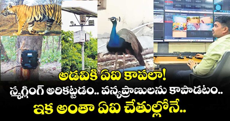 అడవికి ఏఐ కాపలా! స్మగ్లింగ్ అరికట్టడం.. వన్యప్రాణులను కాపాడటం.. ఇక అంతా ఏఐ చేతుల్లోనే..