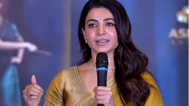 “నటుడిగా ప్రశాంతంగా జీవించాను, ఇప్పుడు నేను గ్రహించాను…” సమంతా ఎమోషనల్ స్పీచ్!