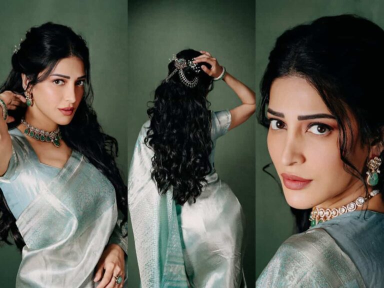 చీరకే అందం తీసుకొచ్చిన శృతి