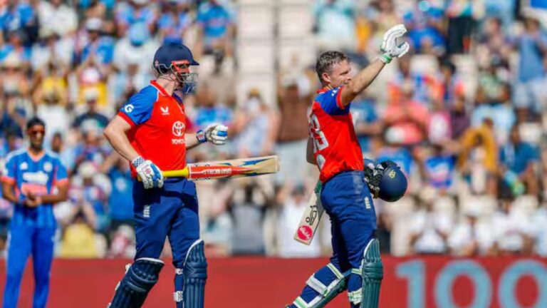 IND vs ENG : బట్లర్ తుఫాన్ ఇన్నింగ్స్.. టీ20 చరిత్రలో కొత్త రికార్డు.. | జోస్ బట్లర్ హ్యారీ బ్రూక్ రికార్డ్ పార్ట్నర్షిప్ ఇంగ్లాండ్ Vs ఇండియా 5వ T20