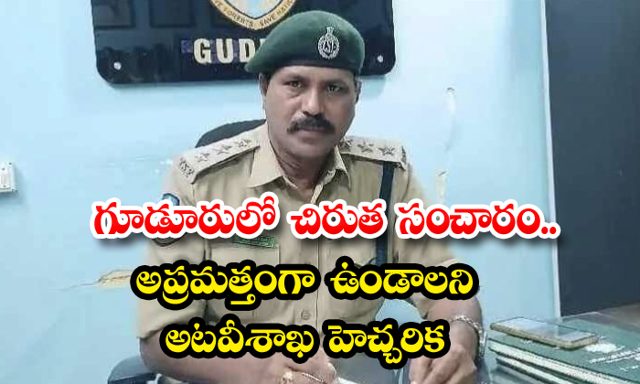 గూడూరులో చిరుత సంచారం..అప్రమత్తంగా ఉండాలని ఖాళీశాఖ హెచ్చరిక