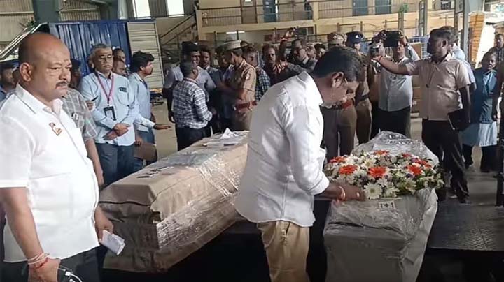 వియత్నాం బోటు ప్రమాదం.. హైదరాబాద్ చేరిన ఏపీ వాసుల మృతదేహాలు
